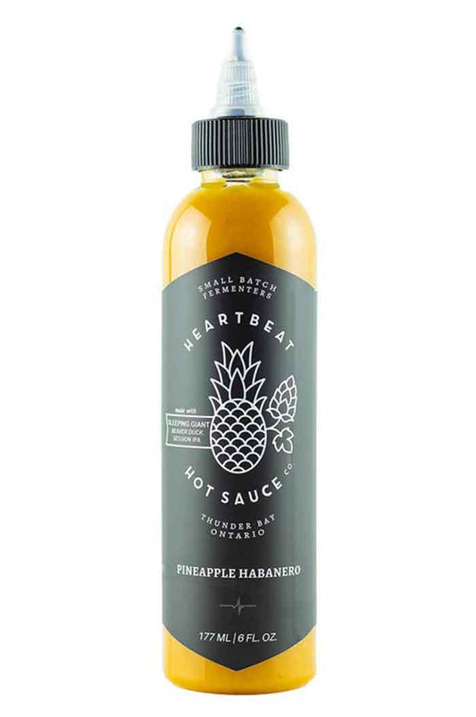 Heartbeat Pineapple Habanero 177 ml – pekoča omaka z ananasom, habanero čiliji in pivom
