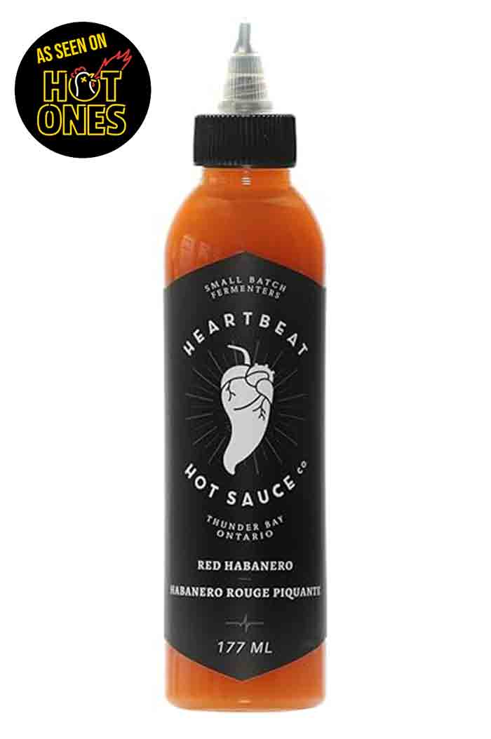 Heartbeat Red Habanero 177 ml – kanadska pekoča omaka s habanero čiliji, papriko in limoninim sokom
