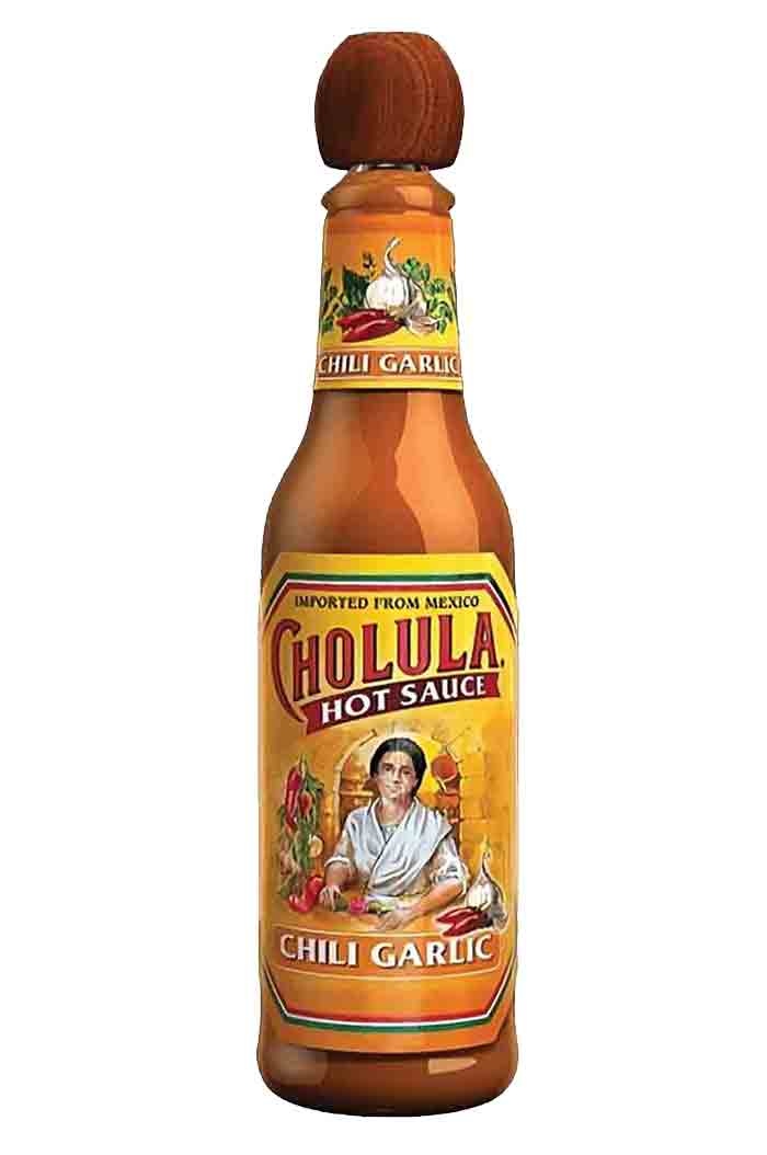 Steklenica čili pekoče omake Cholula Hot Sauce Chili Garlic