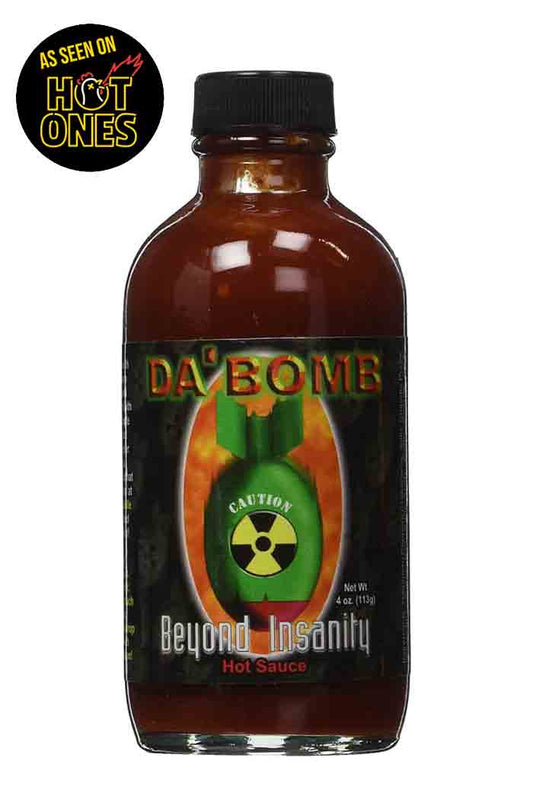 Da Bomb Beyond Insanity Hot Sauce 113 g – ekstremna pekoča omaka 135.000 SHU, znana iz Hot Ones