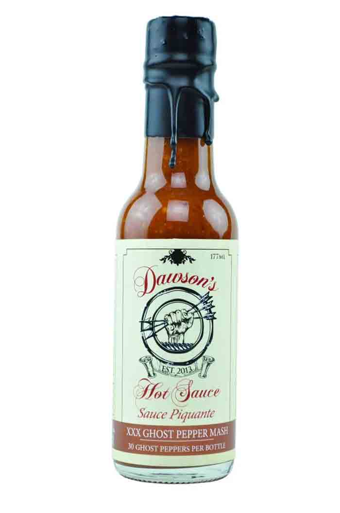 Dawson’s XXX Ghost Pepper 155 ml – ekstremna pekoča omaka iz ghost pepper čilijev