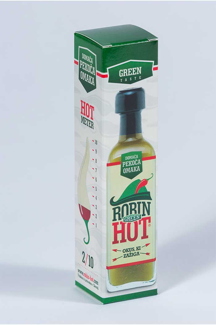 Robin Hot Green – pakiranje