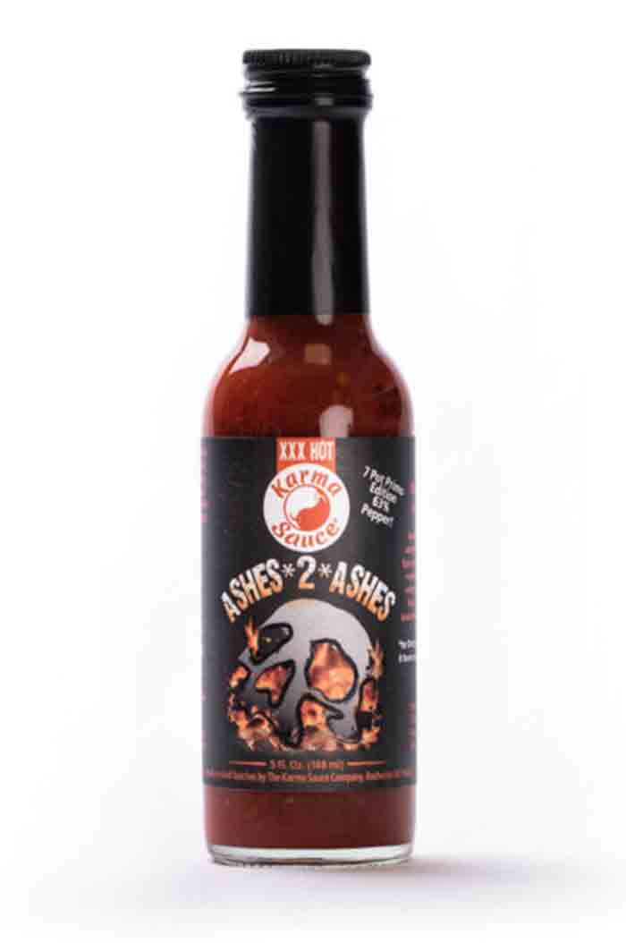 Steklenica ekstremno pekoče omake Karma Sauce Ashes 2 Ashes XXX Hot