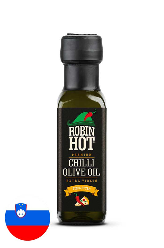 Pizza Style čili olje 100 ml – ekstra deviško oljčno olje z začimbami in čilijem za pico
