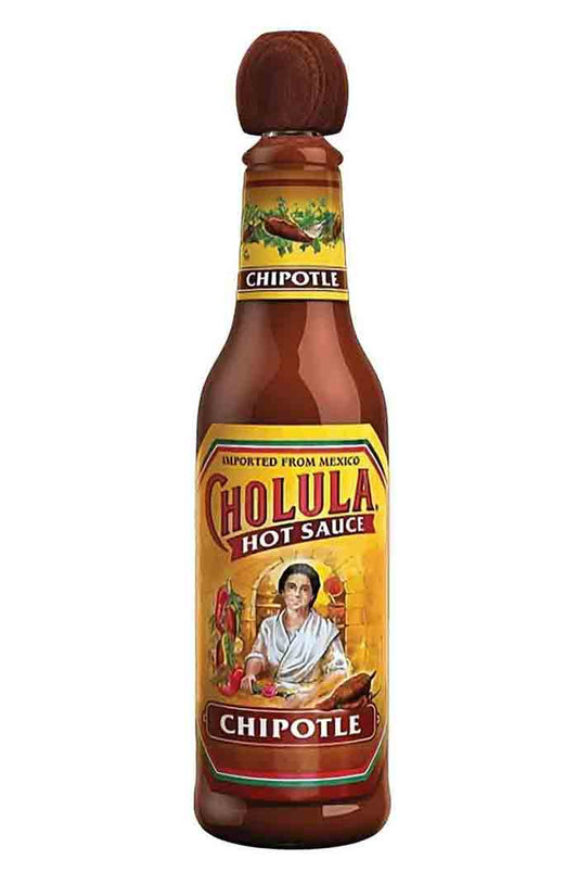 Steklenica dimljene čili pekoče omake Cholula Hot Sauce Chipotle
