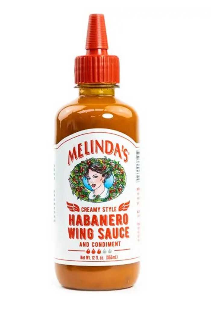 Melinda’s Habanero Wing Sauce 355 ml – kremasta pikantna omaka s kajenskimi in Habanero čiliji
