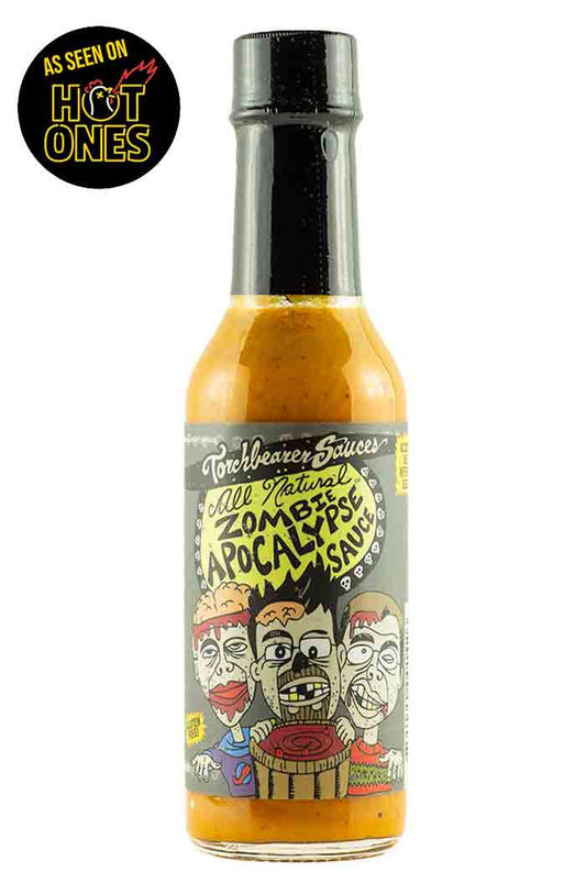 Steklenica pekoče omake Torchbearer Sauces Zombie Apocalypse - Kot vidno na Hot Ones
