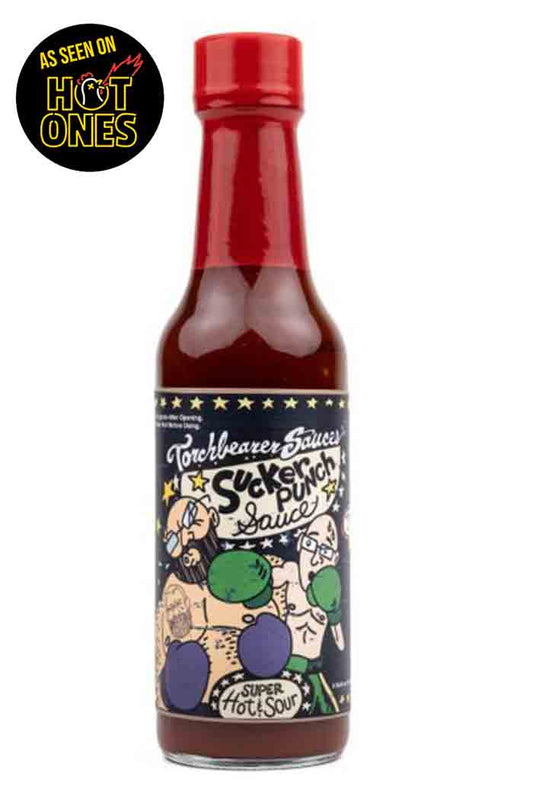 Torchbearer Sucker Punch – pekoča omaka iz Hot Ones, odlična za azijske jedi in meso